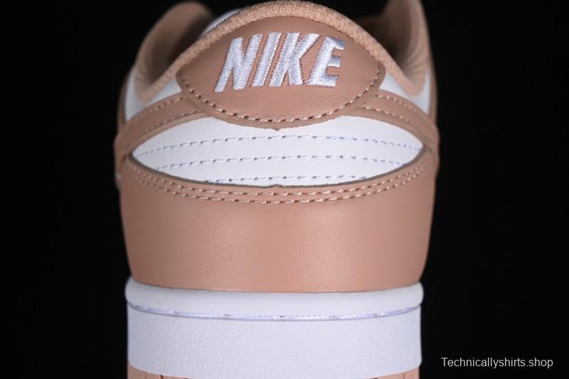 Nike Dunk Low SB Casual Sneakers with Knit Cat and Rose Pink Design - DD1503-118