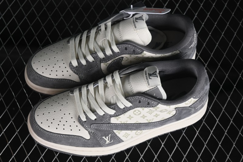 Nike Air Jordan 1 Low OG SP Travis Scott x Fragment Design Collaboration Sneakers - SJ2068-001
