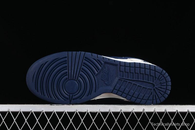 Stussy x Nike SB Dunk Low Collaboration Anniversary Edition Premium Customized Low-Top Casual Skate Shoes - DQ1098-339