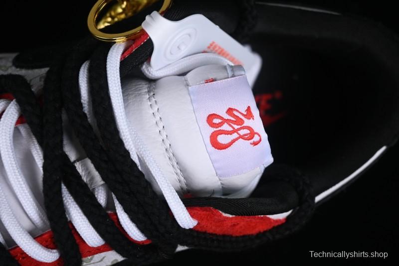 Nike SB Dunk Low Year of the Dragon Limited Edition - Black Swoosh Red Luck High-End Custom Low-Top Casual Sneakers - SJ2068-231