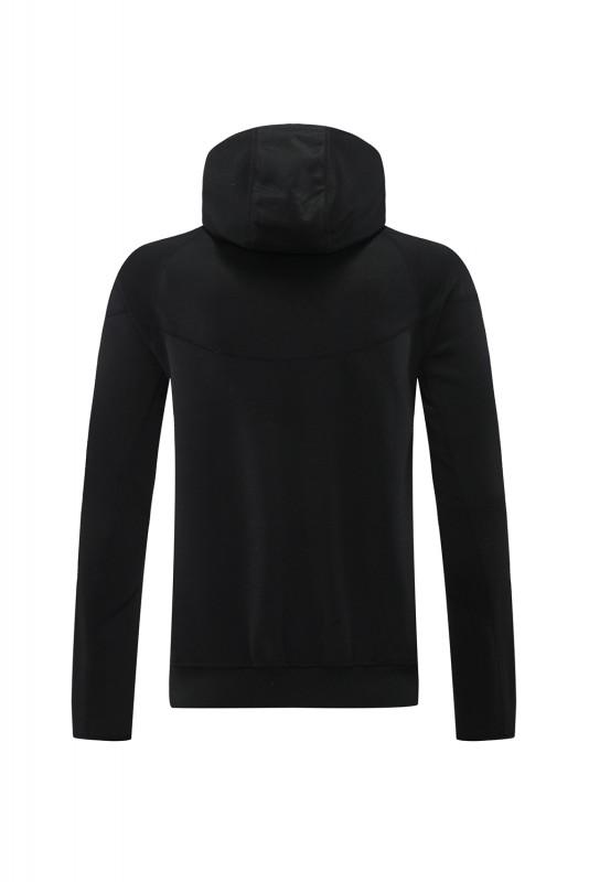 24/25 Barcelona Black Hoodie Full Zipper Jacket +Long Pants