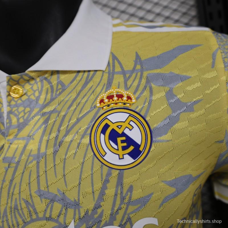 Player Version 24/25 Real Madrid Golden Dragon Pre-Match Jersey