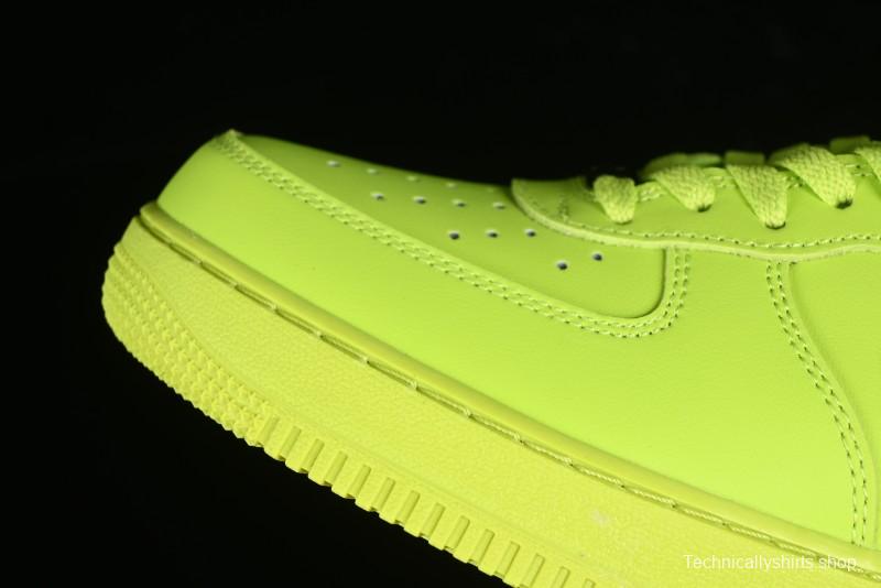 Nike Air Force 1 '07 Low Top Casual Sneakers in Firefly Green - FA2407-301