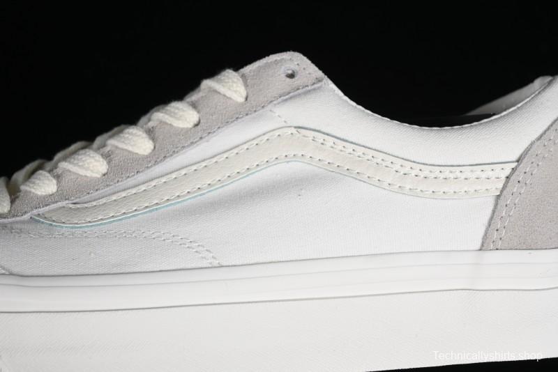 Vans Old Skool Reissue 136 Classic Low-Top Skate Shoes with Detachable Cushioned Insole - VN000MT6QC5