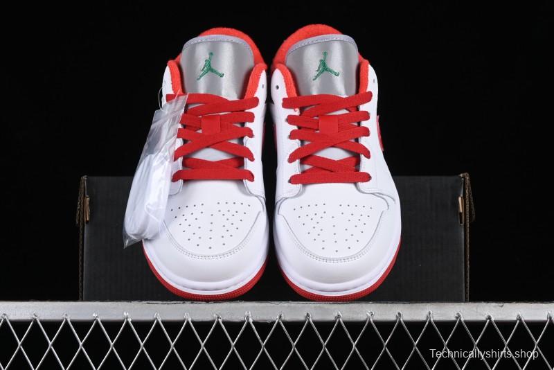 Nike Air Jordan 1 Low AJ1 White Red Casual Sneakers - FQ1935-018