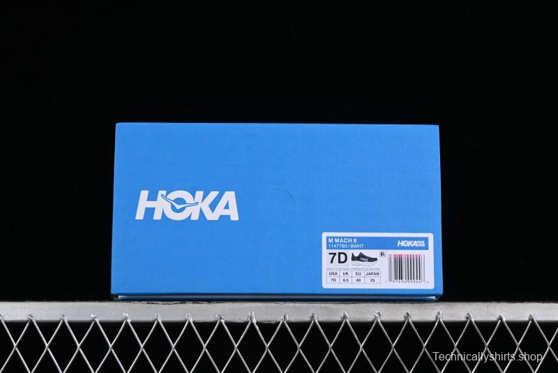 HOKA ONE ONE MACH 6 Flagship Racing Shoes with Carbon Plate Technology and Asymmetric Design - 1147790 BWHT