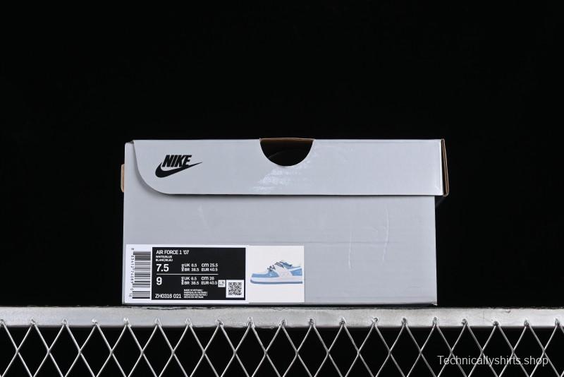 Nike Air Force 1 Low Custom Strap Casual Sneakers with Full-Length Air Cushion - ZH0316-021