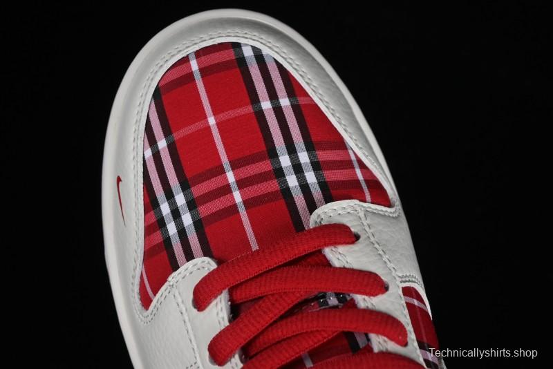 Nike SB Dunk Low Supreme - Plaid Colorway Low-Top Casual Skateboarding Shoes - SU1853-512