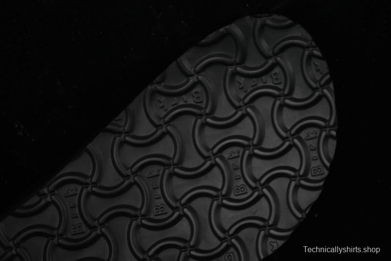 Birkenstock Birkenstock Sandals Series Black Leather with Soft Cushioning Cork Midsole - T.D4