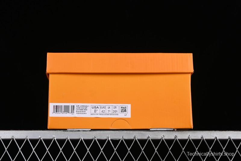 Nike Air Jordan 1 Low OG SP Travis Scott x Fragment Design Collaboration Sneakers - LX1988-900