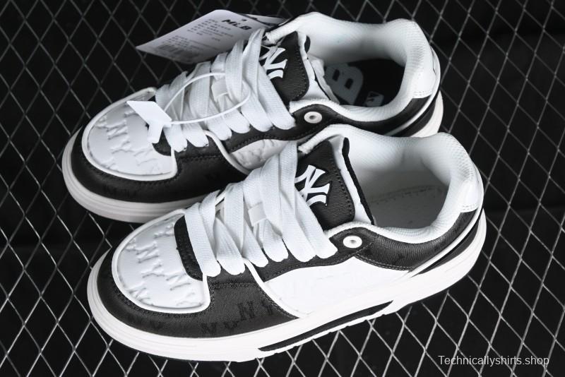 MLB NY Yankees Chunky Liner Classic Monogram Lightweight Platform Sneakers with 6cm Height Boost - 3ASXCMN4N50BKS