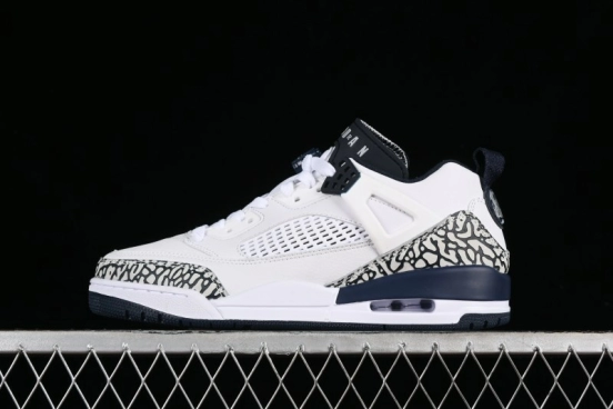 Nike Jordan Spizike Low AJ Hybrid Sneakers with Classic White-Black Colorway - FQ1759-104
