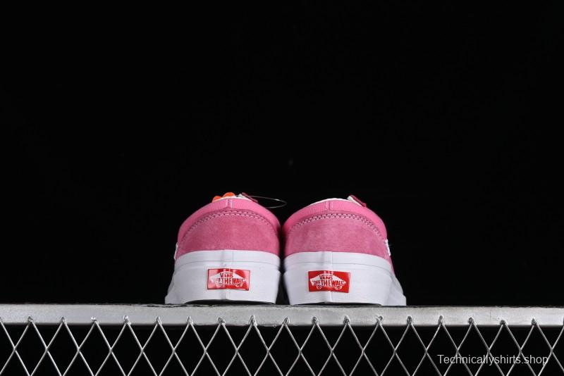 Vans Style 36 Decons Dragon Fruit Color Half-Moon Toe Vulcanized Casual Skate Shoes - VN000MT6PIN