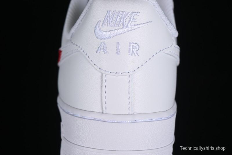 Nike Air Force 1 '07 Low Casual Sneakers with Anime Graffiti Style Crime Scene Design - 315122-211