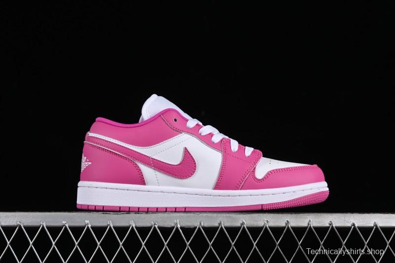 Nike Air Jordan 1 Low AJ1 Rose Pink Low-Top Casual Lifestyle Sneakers - FV8486-600