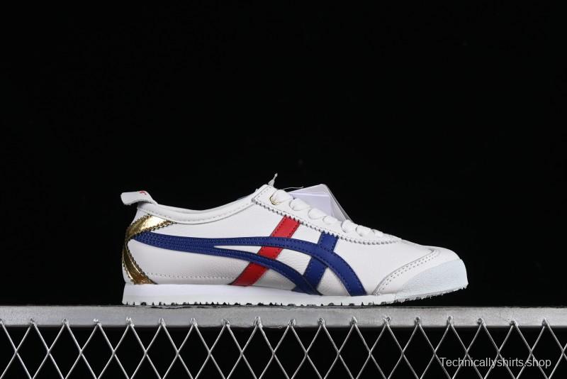 Onitsuka Tiger Mexico 66 Low-Top Leather Sneakers for Casual Running - D507L-0152