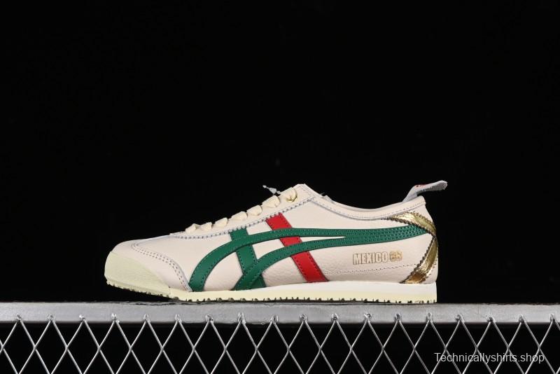 Onitsuka Tiger Mexico 66 Low-Top Leather Sneakers for Casual Running - 1183B511-200