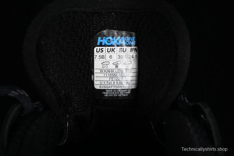 HOKA ONE ONE Kaha Low GTX Trail Running Shoes with Cushioned Midsole and Waterproof Design - 1118586 BCCG