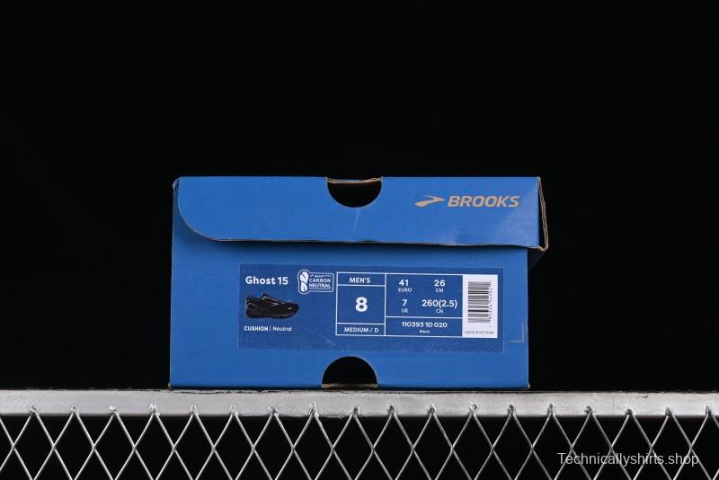 Brooks Ghost 15 Low-Cut Breathable Cushioned Support Running Shoes - 1103931D020