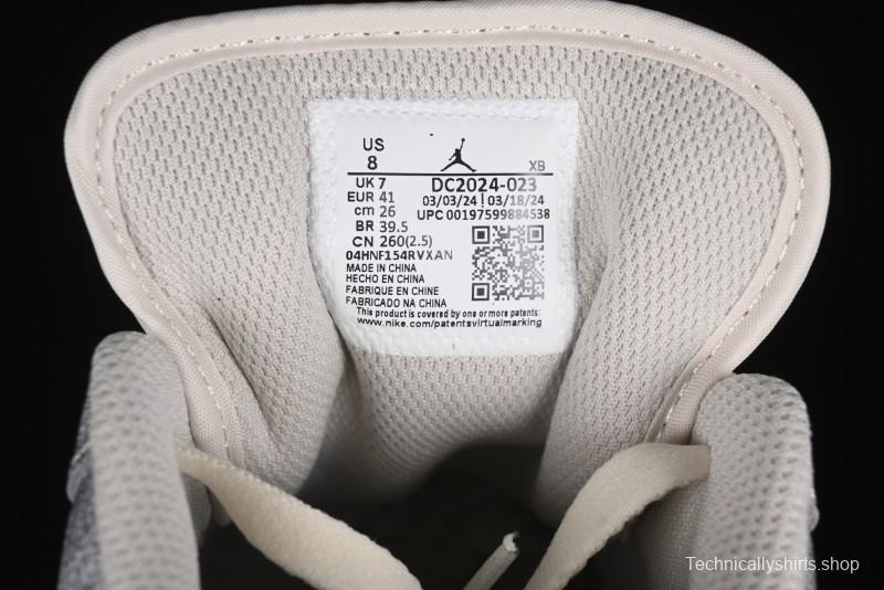 Nike Air Jordan 1 Low AJ1 The North Face Collaboration - Rock Gray High-End Custom Retro Basketball Shoes DC2024-023