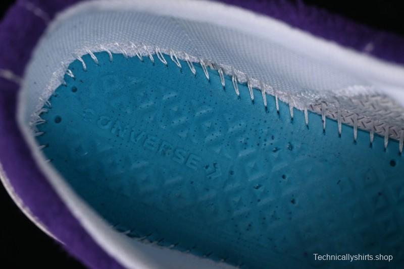 Converse One Star Retro Low-Top Skate Shoes in Purple Suede - 171586C