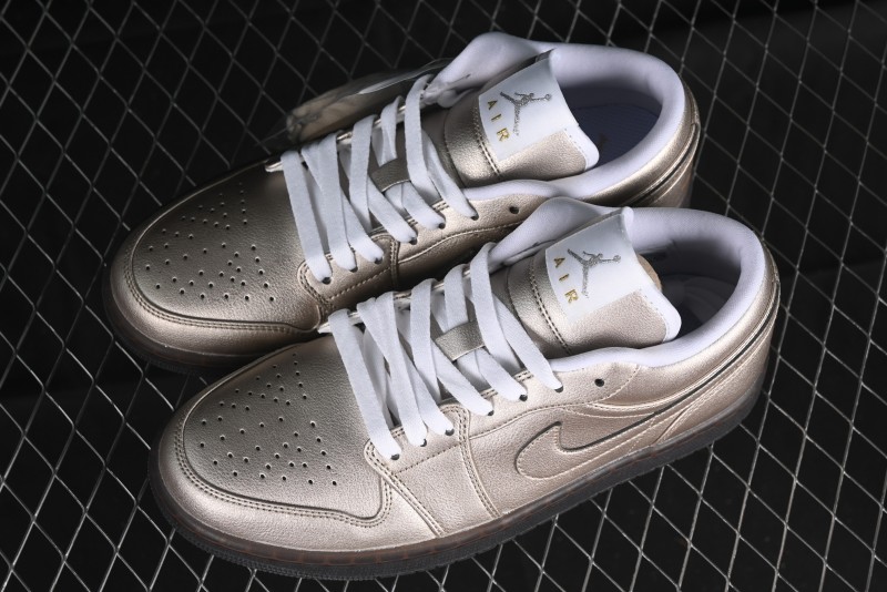 Nike Air Jordan 1 Low Retro Basketball Shoes Platinum - HQ3529-099