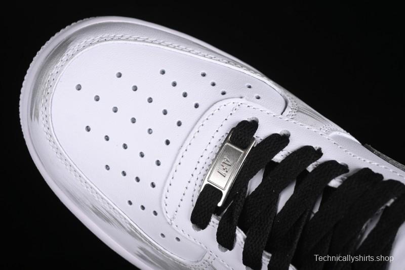 Nike Air Force 1 '07 Low Custom Hand-Painted 2D Theme with Broken Three-Hook Shadow and Strap - CW2288-111