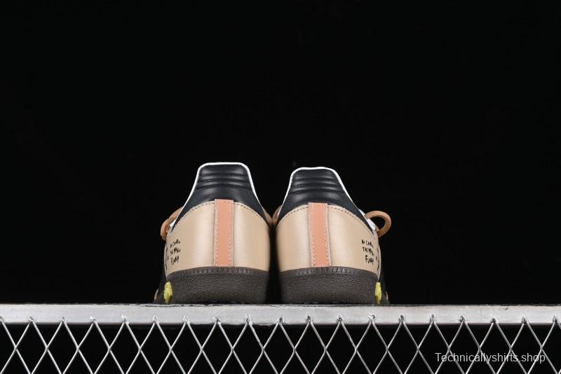 Adidas Originals Samba OG Low-Top Casual Sneakers with Panda Prank Retro Design - IG1025
