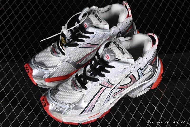 Balenciaga Runner Kith Four Color Retro Casual Sneakers - W3RMU9016