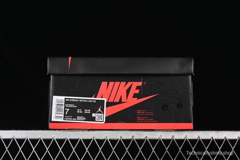 Nike Air Jordan 1 Low OG "Obsidian" Basketball Shoes - CZ0790-400