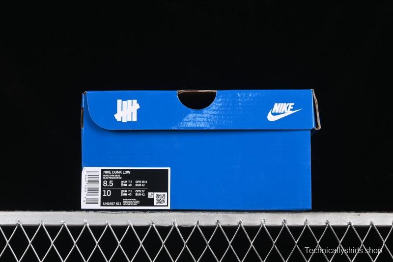Nike SB Dunk Low x Undefeated Collaboration Low-Top Casual Skate Shoes - UN1697-611