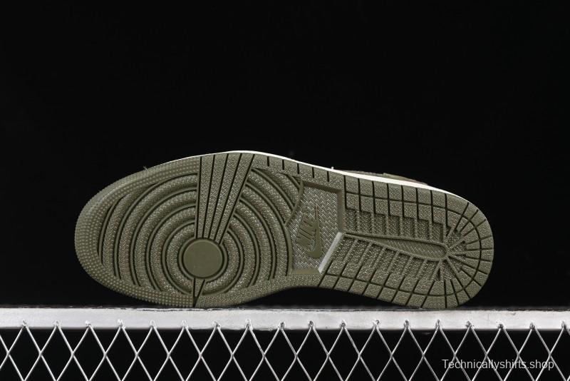 Nike Air Jordan 1 Low OG SP Travis Scott x Fragment Design Collaboration Sneakers - CH6336-014