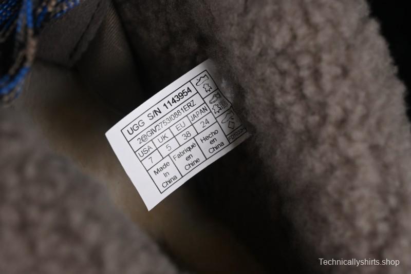 UGG Classic Mini II Fur Lace-Up Platform Mini Boots with Treadlite Outsole - 1143954