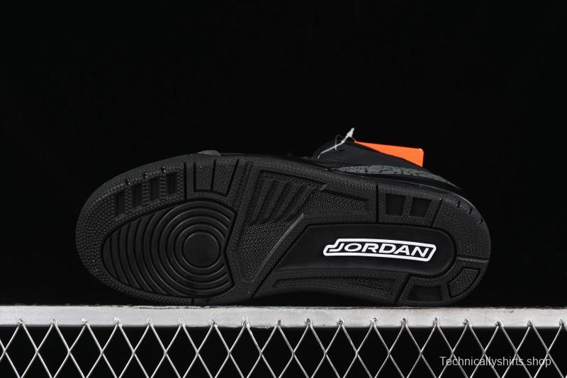 Nike Air Jordan 3 Retro Basketball Shoes in Midnight Black - CT8532-001