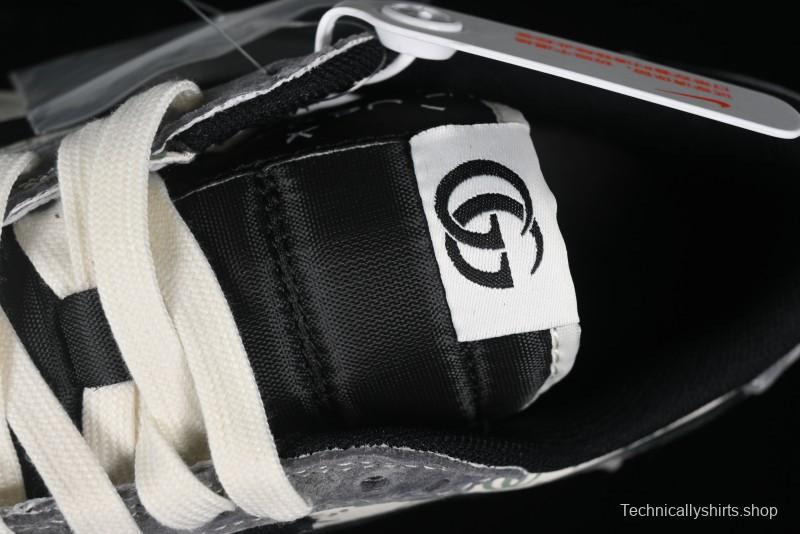 Nike Travis Scott x Fragment Design x Air Jordan 1 Low OG SP AJ1 Gucci Collaboration - Black Hook Dragonfly Low-top Casual Sneakers - SJ2068-137