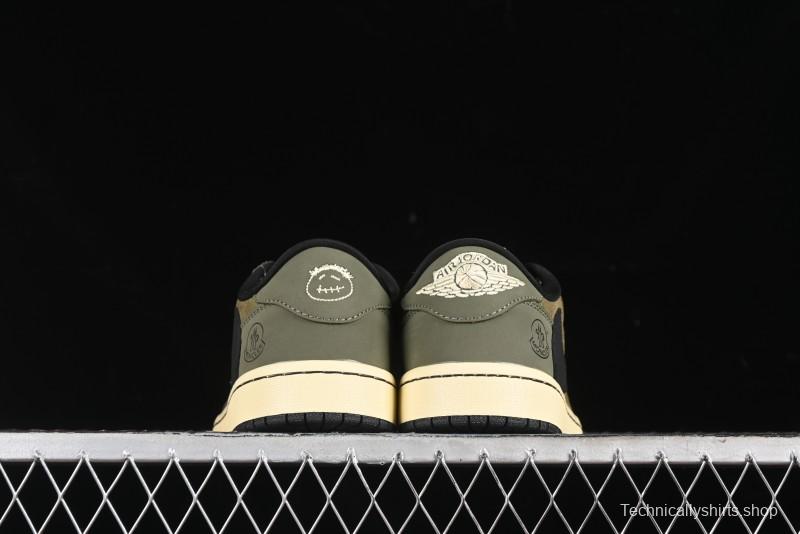 Nike Travis Scott x Fragment Design x Air Jordan 1 Low OG SP AJ1 Sneakers - CH6336-007