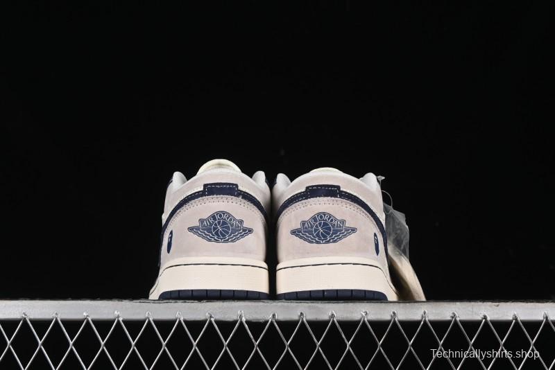 Nike Air Jordan 1 Low BAPE Collaboration Retro Basketball Shoes - WG8850-015
