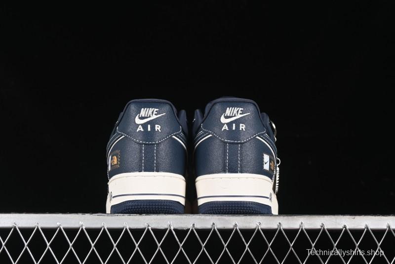 Nike Air Force 1 '07 Low The North Face x CDG Dark Blue Casual Sneakers - KK1988-014