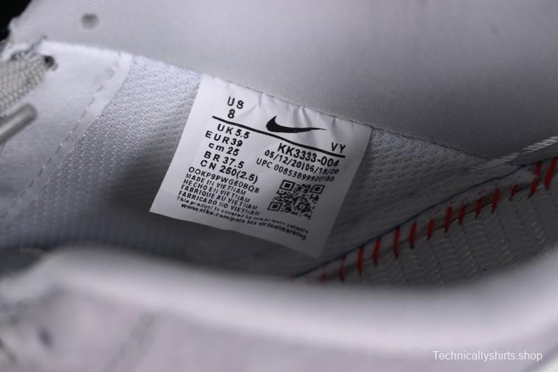 Nike Air Force 1 '07 Low The North Face Collaboration - Silver Grey Pigskin Sneakers - KK3333-004