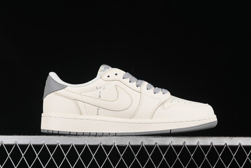 Nike Travis Scott x Fragment Design x Air Jordan 1 Low OG SP AJ1 Supreme North Face Collaboration - DIY1688-001