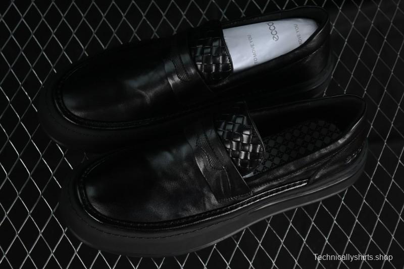 ECCO London Series 2024 New Leather Business Driving Loafers - 63663701001
