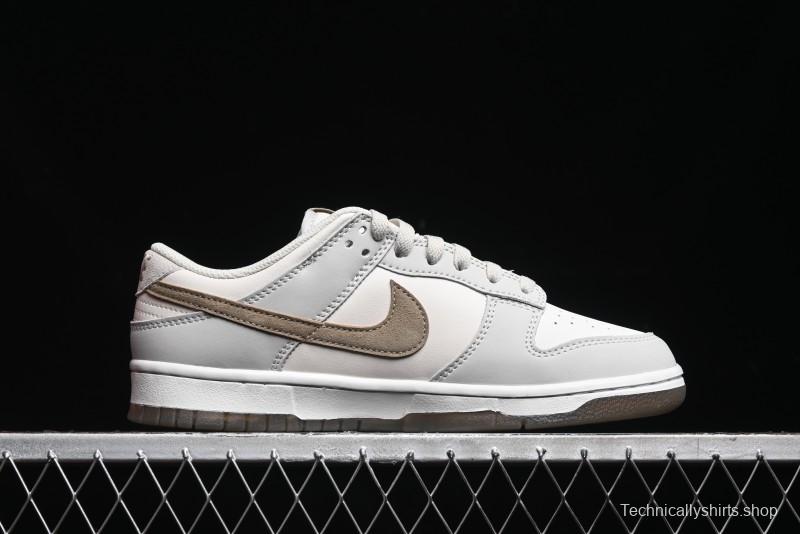 Nike Dunk Low SB Casual Sneakers in Phantom/Khaki - FJ4188-001