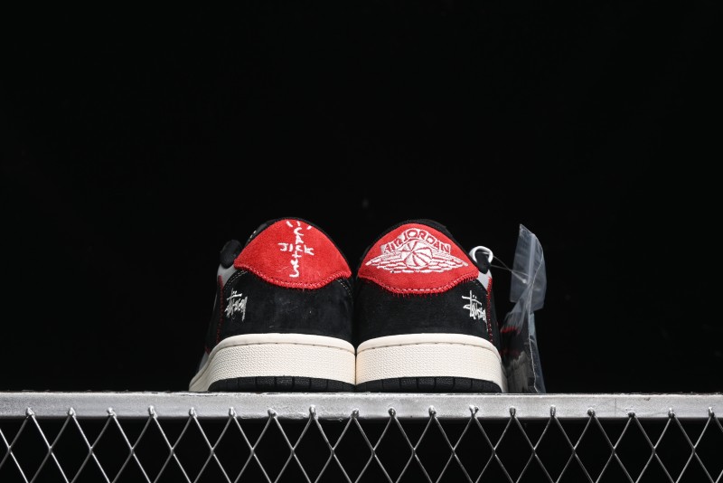 Nike Travis Scott x Fragment Design x Air Jordan 1 Low OG SP AJ1 Sneakers - SJ2068-133