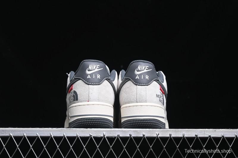 Nike Air Force 1 '07 Low Supreme The North Face Collaboration - Grey Black Red Logo - XZ6188-112