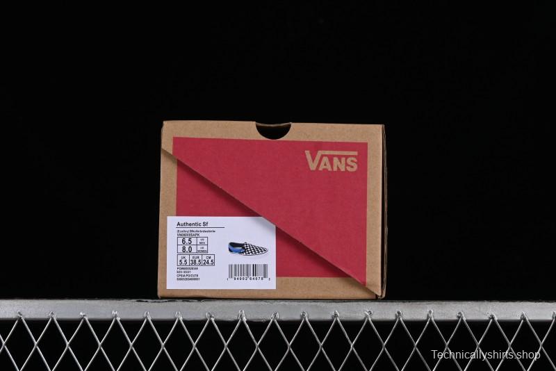 Vans Slip-On x Liberaiders Origami Checkerboard Low-Top Casual Sneakers - VN000V0SAPK