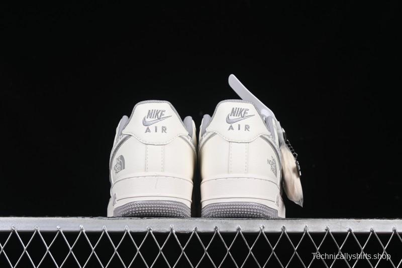 Nike Air Force 1 '07 Low The North Face x CDG Light Bone Swoosh Casual Sneakers - BB7518-014