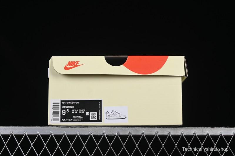 Nike Air Force 1 '07 Low Stussy Collaboration Embroidered Mini Swoosh Casual Sneakers - XZ6188-630