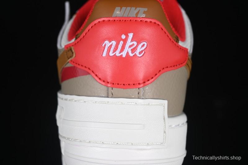 Nike Air Force 1 Shadow Lightweight Elevated Low-Top Casual Sneakers - HQ3400-030