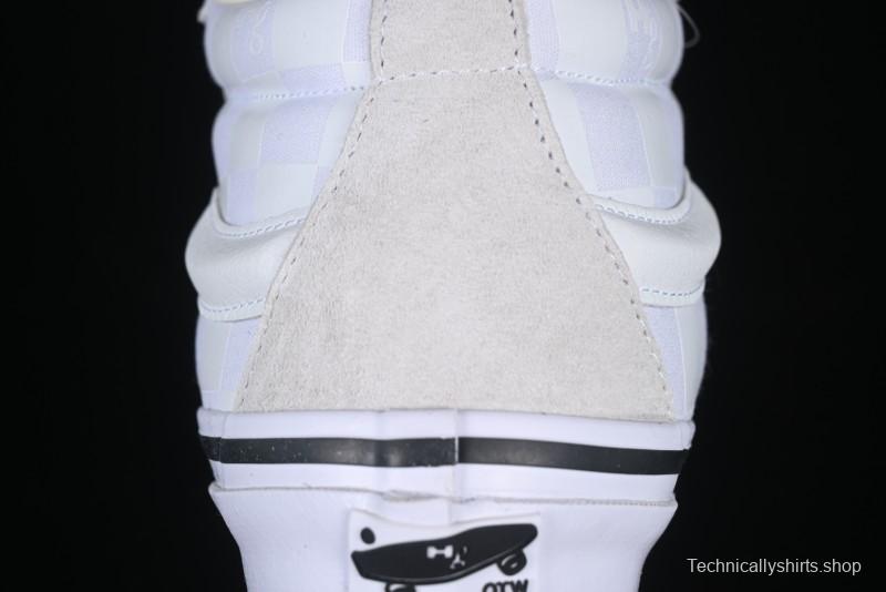 Vans HommeGirls x Sk8-Mid Fashion Casual Mid-Top Suede Skate Shoes with Bold Side Stripes - VN000NBN2VZ