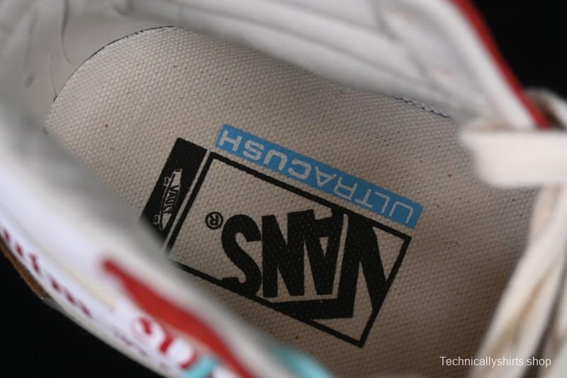 Palm Angels x Vans Sk8-Mid Mid-Top Casual Skate Shoes with Vintage-Inspired Design - VN000CRPGRN